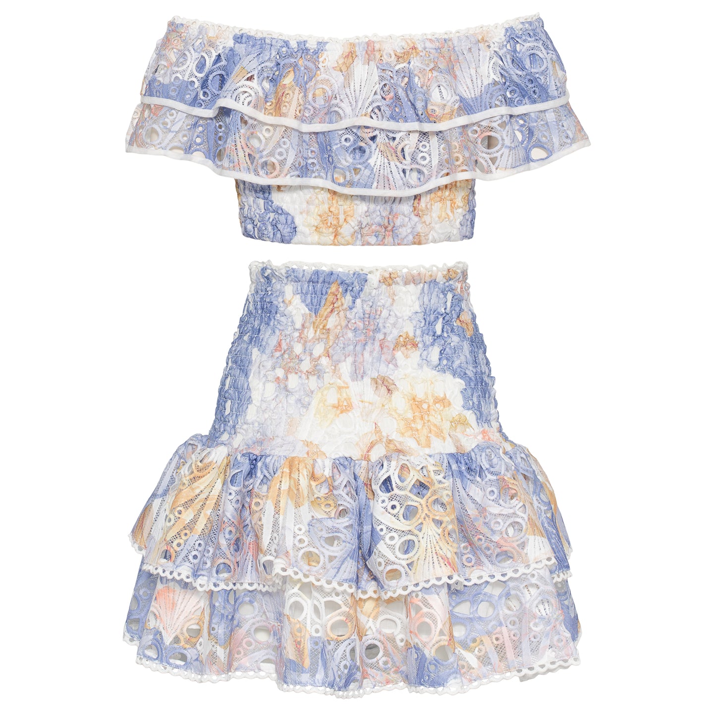 Sienna Skirt Blue Print