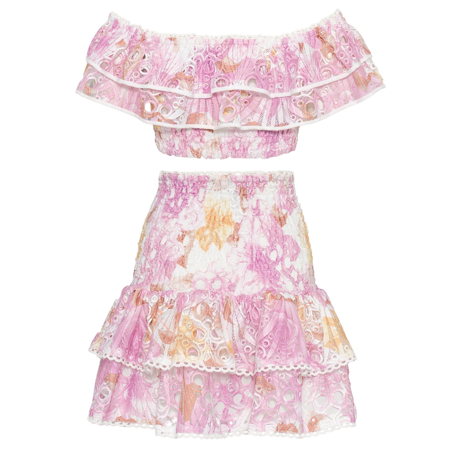 Sienna Skirt Pink Print