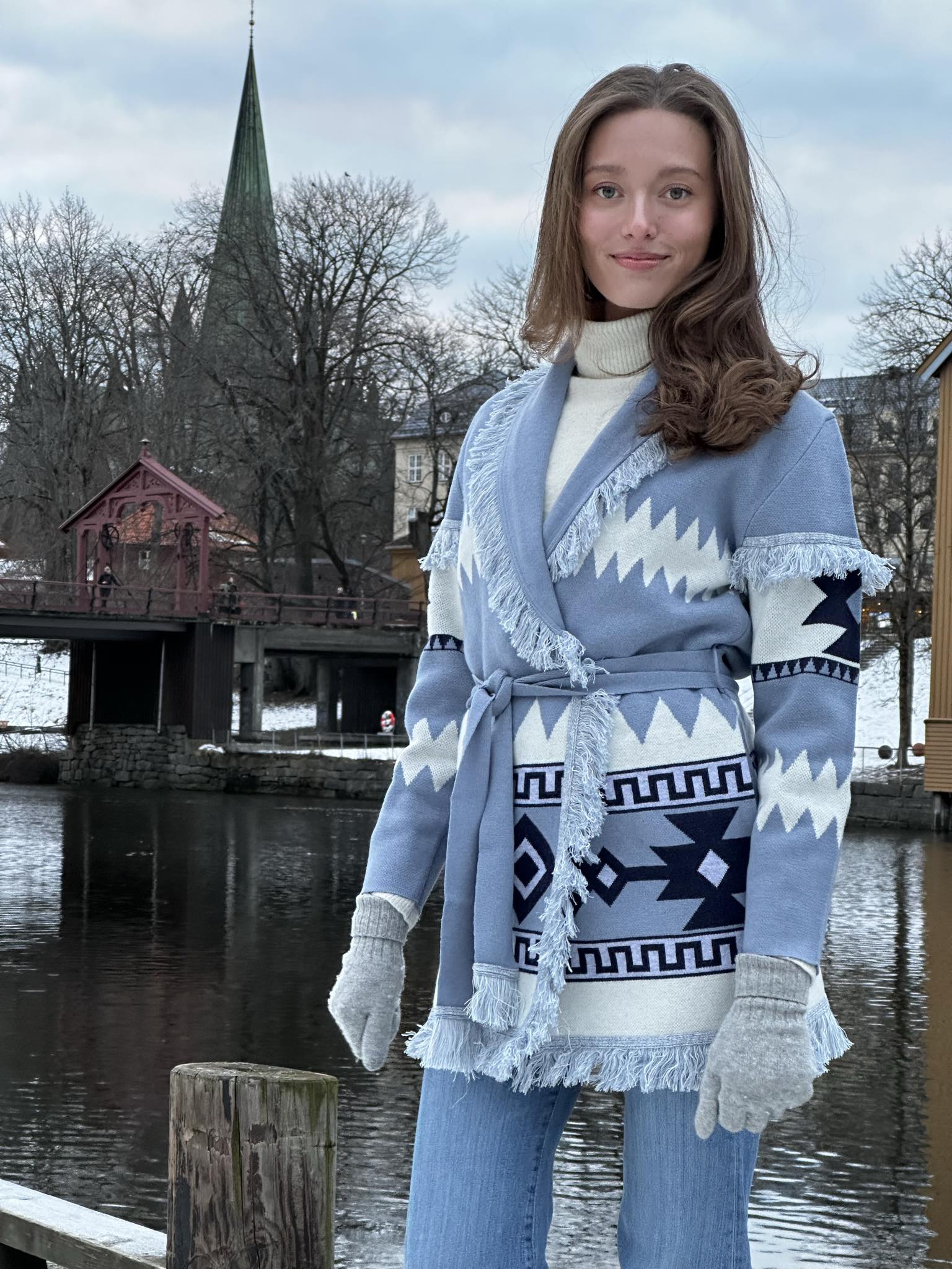 Eunoia Avy Cardigan Blue mix – Eunoia Oslo