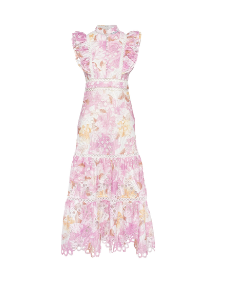 Natalie Long Dress Pink