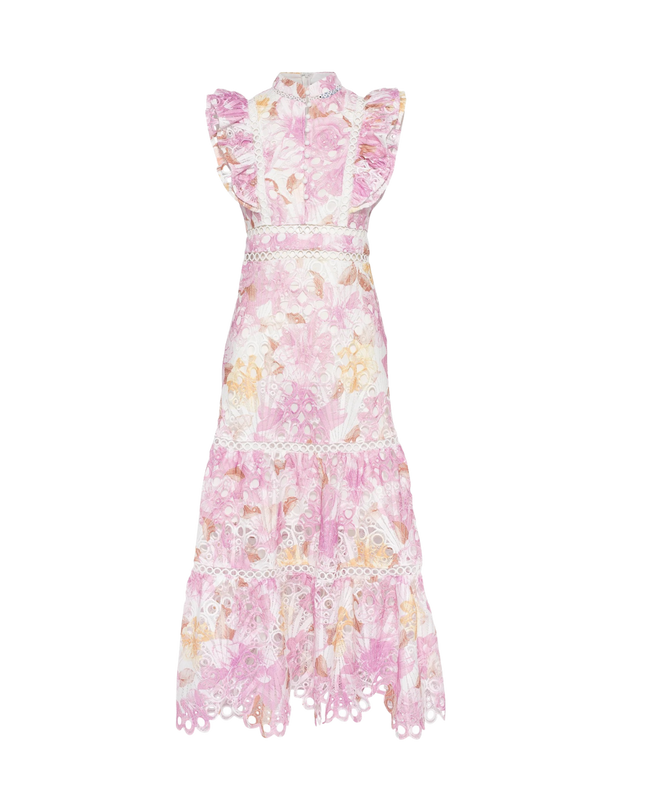 Natalie Long Dress Pink
