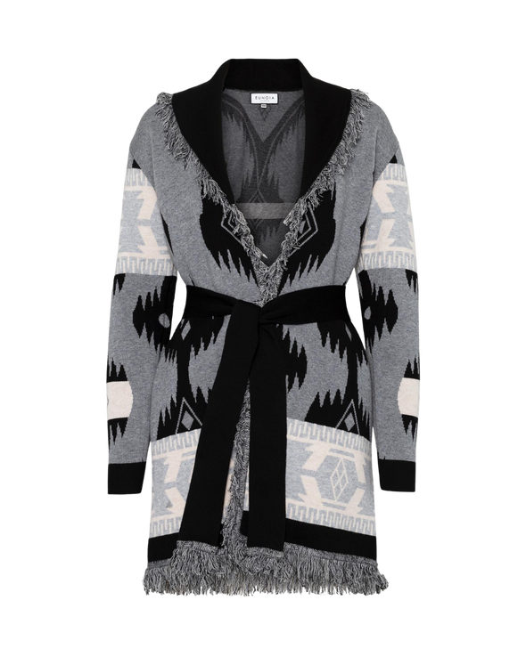 Eunoia Kilya Cardigan Grey mix