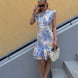 Louise Short Dress Blue