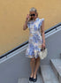 Louise Short Dress Blue