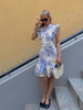 Louise Short Dress Blue