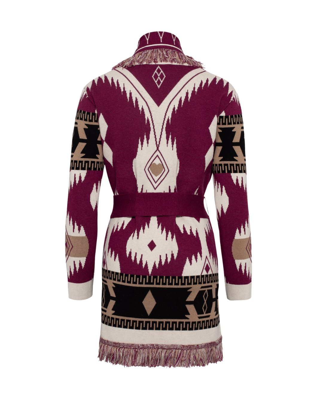 Eunoia Kilya Cardigan Burgundy mix