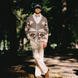 Eunoia man Oliver Cardigan Grey/Beige mix