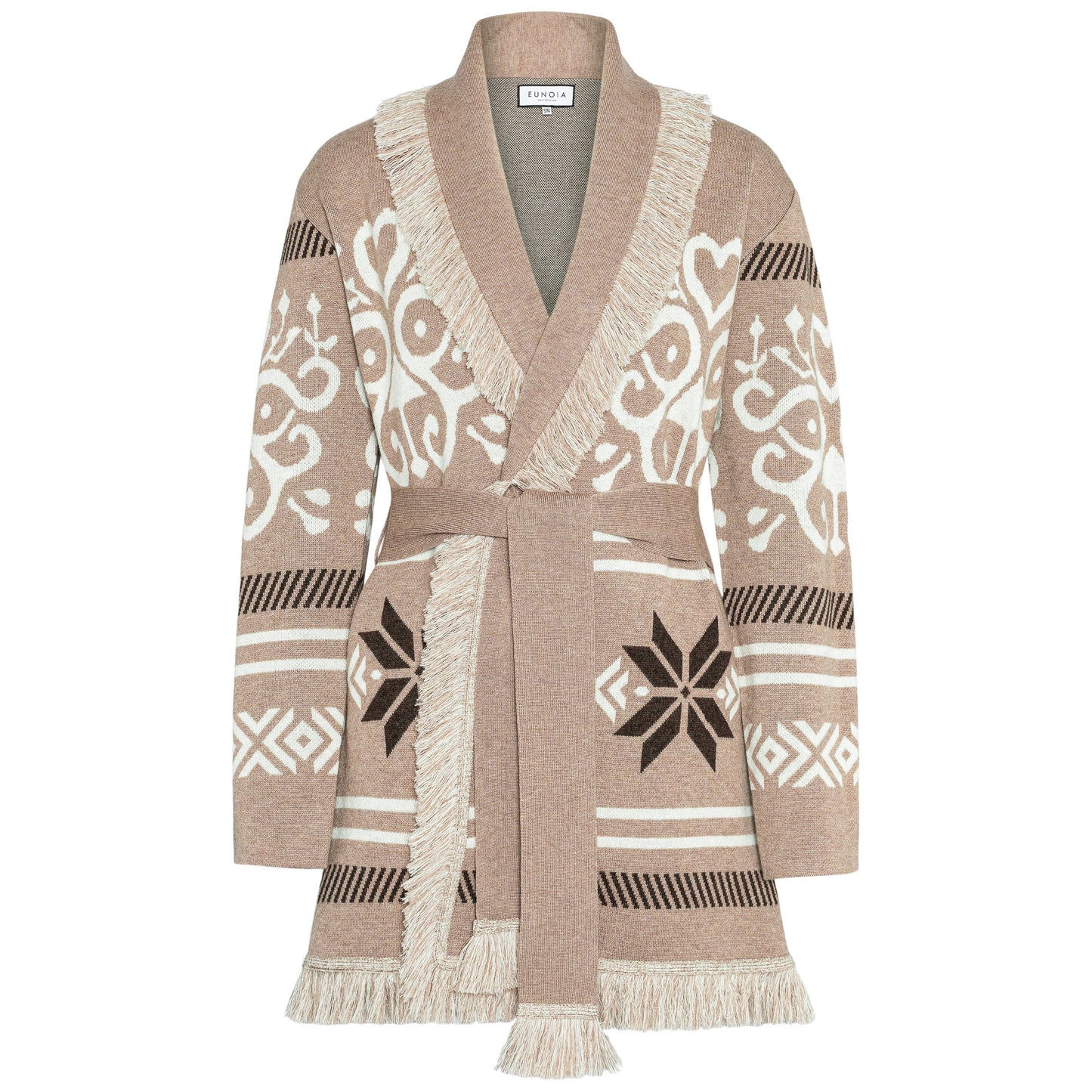 Eunoia Celia Cardigan Sand mix