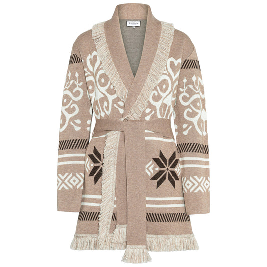 Eunoia Celia Cardigan Sand mix