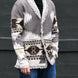 Eunoia man Oliver Cardigan Grey/Beige mix
