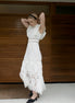 Natalie Long Dress White