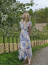 Natalie Long Dress Blue