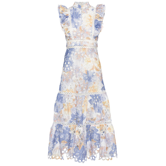 Natalie Long dress Blue