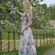Natalie Long Dress Blue