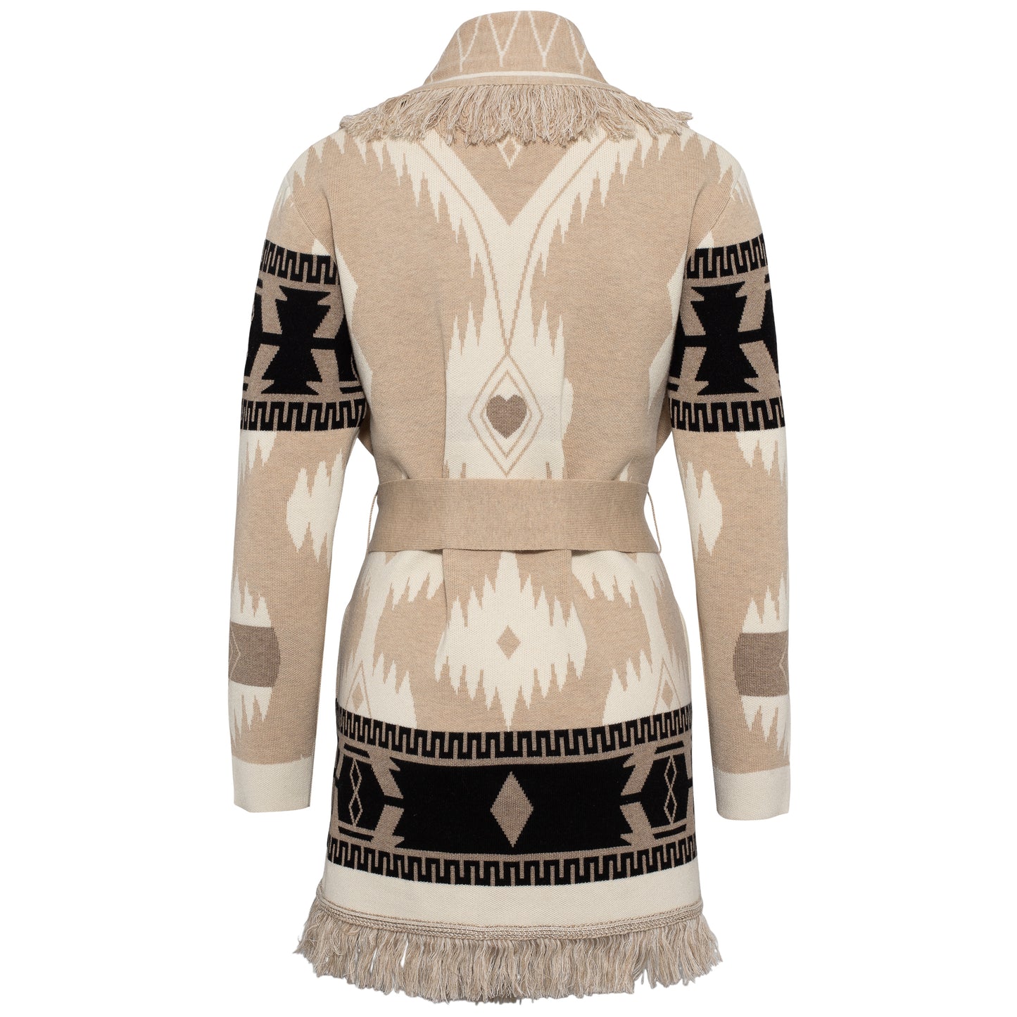 Eunoia Kilya Cardigan Beige Printed