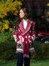 Eunoia Kilya Cardigan Burgundy mix