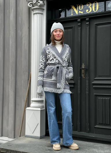 Eunoia Celia Cardigan Grey mix