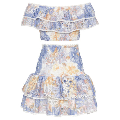 Sienna Sett Blue Print
