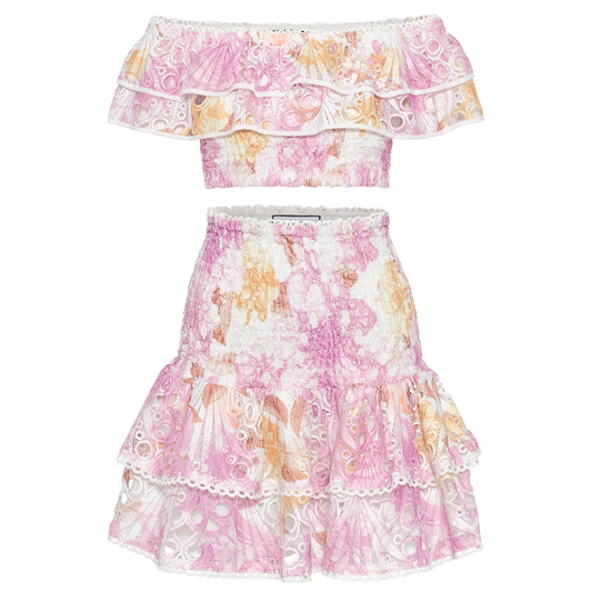 Sienna Sett Pink Print