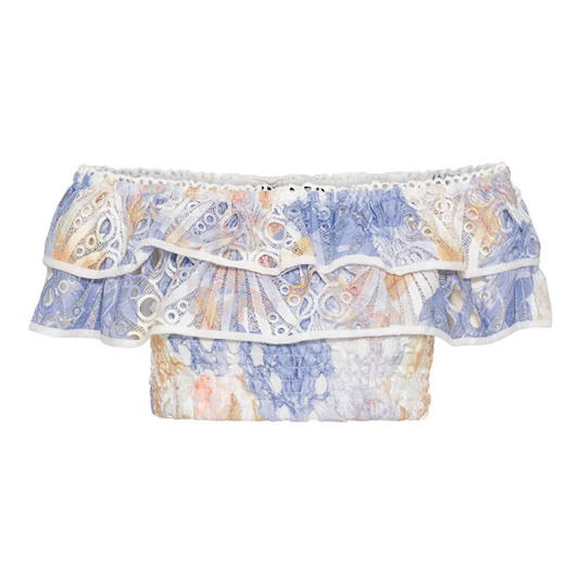 Sienna Blouse Blue Print