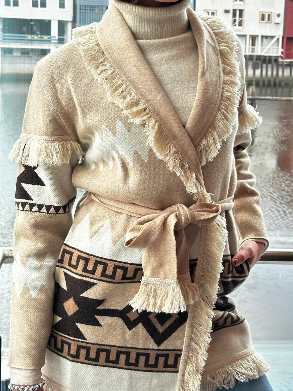 Eunoia Avy Cardigan Sand mix