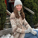 Eunoia Celia Cardigan Sand mix