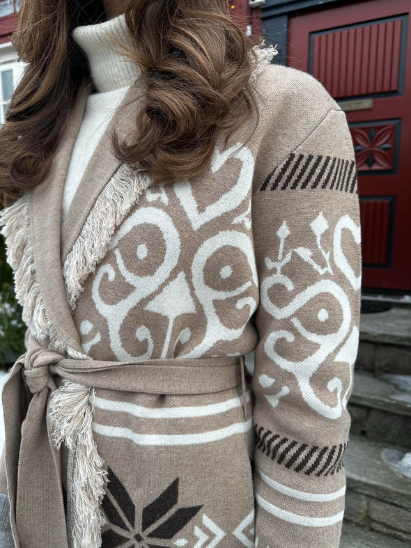 Eunoia Celia Cardigan Sand mix